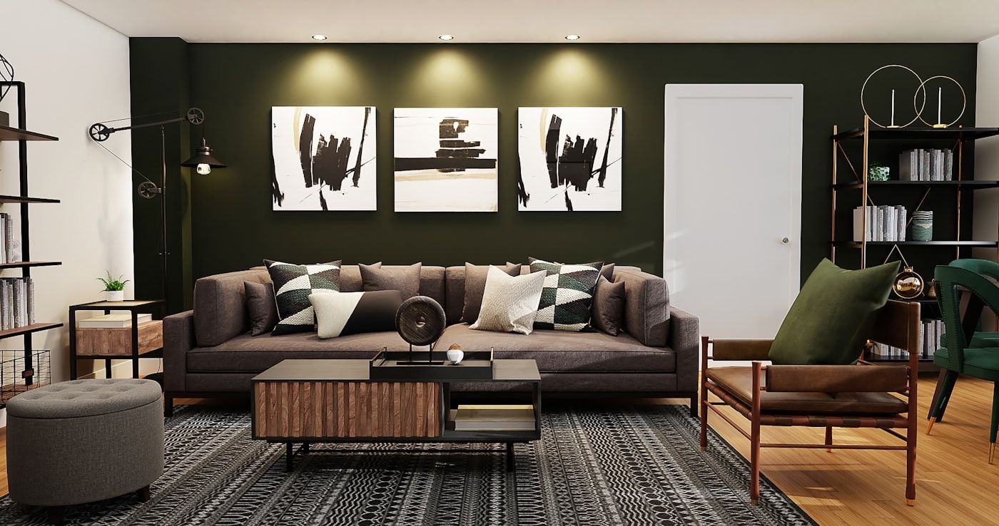 Zona living moderna di design